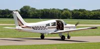 N9555C @ 21D - Taxiing to runway 32 at Lake Elmo.