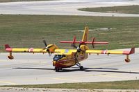 F-ZBFX @ LFML - Canadair CL-415, Taxiing to holding point rwy 31R, Marseille-Provence Airport (LFML-MRS) - by Yves-Q