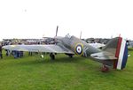 F-AZXR @ LFFQ - Hawker Hurricane II A at the Meeting Aerien 2019, La-Ferte-Alais - by Ingo Warnecke