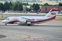 N366AC @ KBOI - Take off roll on RDY 10L. - by Gerald Howard