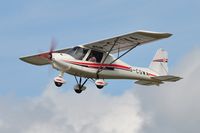 G-CGWA @ EGFH - Resident Ikarus departing Runway 22. - by Roger Winser