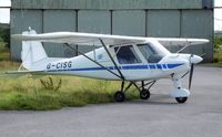 G-CISG @ EGFH - Visiting Ikarus. - by Roger Winser