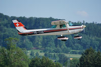 HB-CHA @ LSZG - Climb-out runway 24 Grenchen - by sparrow9