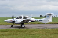 PH-KFA @ EGSH - Just landed at Norwich. - by Graham Reeve
