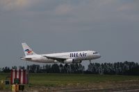 LZ-BHM @ EGSH - Arriving on Rwy 09 at Norwich - by AirbusA320