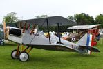 F-AZCN @ LFFQ - Amicale Jean Salis R.A.F. S.E.5 two-seater look-alike (converted from a Stampe SV-4) at the Meeting Aerien 2019, La-Ferte-Alais - by Ingo Warnecke