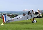 F-AZCN @ LFFQ - Amicale Jean Salis R.A.F. S.E.5 two-seater look-alike (converted from a Stampe SV-4) at the Meeting Aerien 2019, La-Ferte-Alais - by Ingo Warnecke