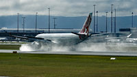 VH-XFC @ YPPH - Airbus A330-243. Virgin Australia VH-XFC runway 03 YPPH 140718.