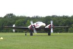 N2913B @ LFFQ - Beechcraft D18S Twin Beech at the Meeting Aerien 2019, La-Ferte-Alais - by Ingo Warnecke