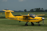 SE-XUI @ EHOW - Saab MFI-15 taxying in at Oostwold airport, the Netherlands, airshow 2019
