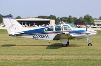 N333FH @ KOSH - Beech B55 - by Mark Pasqualino