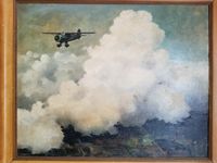 N34702 - Painting of this aircraft by Eric Sloan who flew with my father frequently. - by Eric Sloan