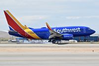 N488WN @ KBOI - Landing RWY 28R. - by Gerald Howard