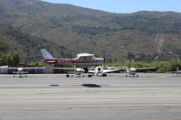 N9435U @ SZP - 1976 Cessna 150M, Continental O-200 100 Hp, landing Rwy 22 - by Doug Robertson