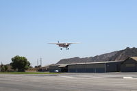 N9435U @ SZP - 1976 Cessna 150M, Continental O-200 100 Hp, on final Rwy 22 - by Doug Robertson