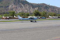 N704JH @ SZP - 1976 Cessna 150M, Continental 0-200 100 Hp, taxi off the active - by Doug Robertson