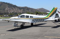 N28989 @ SZP - 1979 Piper PA-28-201T TURBO DAKOTA, Continental TSIO-360-FB 200 Hp, 1,400 hour TBO, one year only-90 built, on Transient Ramp - by Doug Robertson