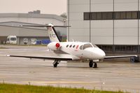 OE-FCO @ EGSH - Nice visitor on a very wet day.