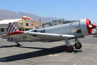 N2863G @ SZP - 1958 North American SNJ-6 TEXAN 'SPARKY', Pratt & Whitney R-1340 WASP 600 Hp radial - by Doug Robertson