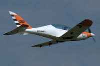OY-9467 @ EHOW - Shark UL departing from Oostwold airfield, the Netherlands