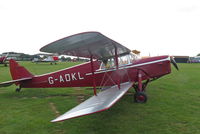 G-ADKL @ EGTH - 1935 Hornet Moth at the 'Gathering of Moths' Day 2019 at Old Warden - by Chris Holtby