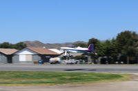 N144X @ SZP - 2001 Nelson F1 (HARMON) ROCKET, Lycoming IO-540 260+ Hp, fast takeoff climb Rwy 22 - by Doug Robertson