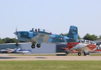 N134SM @ KOSH - Beech T-34B