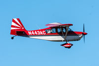 N443AC @ PAO - N443AC approaching Palo Alto AIrport - by ddebold