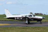 G-ECJM @ EGSH - Departing from Norwich. - by Graham Reeve