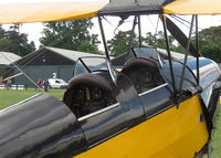 G-FCTK @ EGTH - 1941 Tiger Moth cockpit seats and controls Old Warden 'Gathering of Moths' 2019 - by Chris Holtby