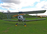 G-ALJL @ EGTH - Head-on shot of the Tiger Moth II DH-82A at Old Warden's 'Gathering of Moths' Day 2019