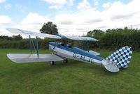 G-ALJL @ EGTH - Tiger Moth II 1941 parked for display at Old Warden's  'Gathering of Moths' Day 2019 - by Chris Holtby