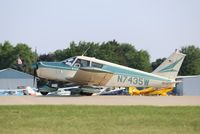 N7435W @ KOSH - Piper PA-28-180 - by Mark Pasqualino