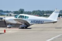 N5881U @ KBOI - Leaving the north GA ramp.