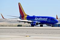 N429WN @ KBOI - Landing roll out on RWY 28R.