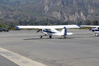 N6094D @ SZP - 1958 Piper PA-18A 150 SUPER CUB, Lycoming O-320 150 Hp, wing MICRO VORTEX generators - by Doug Robertson
