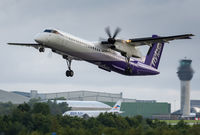 G-JECP @ EGCC - Flybe dash 8 departing runway 23L EGCC - by ianlane1960
