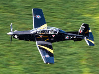 ZM330 - New Texan II trainer low level in Wales - by ianlane1960