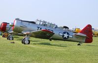 N757LF @ KOSH - North American AT-6D - by Mark Pasqualino