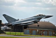 ZK308 @ EGXC - Taken from the Roof of the Landrover at crash gate 1