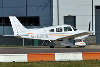 G-BSKW @ EGSH - Overnight Visitor. - by keithnewsome