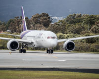 HS-TQA @ YPPH - Boeing 787 Thai International HS-TQA lining up Rwy 03 YPPH 080918