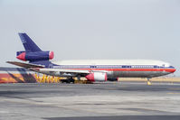 N1003N @ MMMX - At Mexico City after retirement by Aeromexico. Had been delivered to them in 1981. To Sun Country as N153SY in 1997. Withdrawn from use in 2001 and scrapped. - by Paul Seymour