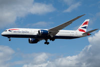 G-ZBKE @ EGLL - Landing RWY 27R - by Dominic Hall