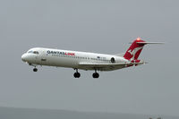 VH-NHM @ YPPH - Fokker 100. QantasLink VH-NHM runway 03 Perth Airport 210718. - by kurtfinger