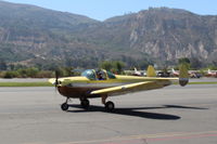 N93812 @ SZP - 1946 ERCO ERCOUPE 415C, Continental A&C75 75 Hp upgrade, taxi to Rwy 22 - by Doug Robertson