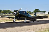 N19086 @ MAN - Made to look like an NA-50. 2019 Warbird Roundup at MAN. This is a N.A AT-6D Harvard Mk 4. - by Gerald Howard