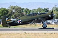N19086 @ MAN - A North American AT-6D, c/n 20470,  made to look like a North American NA-50. - by Gerald Howard