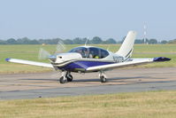 N20TB @ EGSH - Arriving at Norwich following demo flight. - by keithnewsome