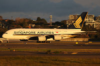9V-SKW @ YSSY - under tow to park - by Bill Mallinson